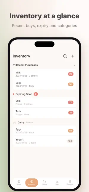 Fraidy – Expiry Date Tracker screenshot 3