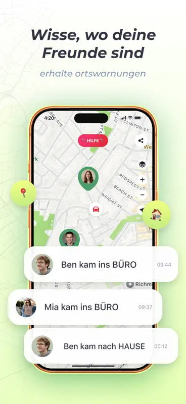 Handy Orten & Ortungs: RideUp screenshot 3 of 5