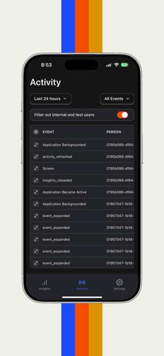HogLite — PostHog Mobile App Screenshot 1 of 10