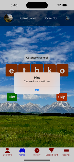 ‎Command Word Jumble Compete Screenshot