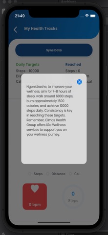Cimas Health Sync Screenshot 4 of 5