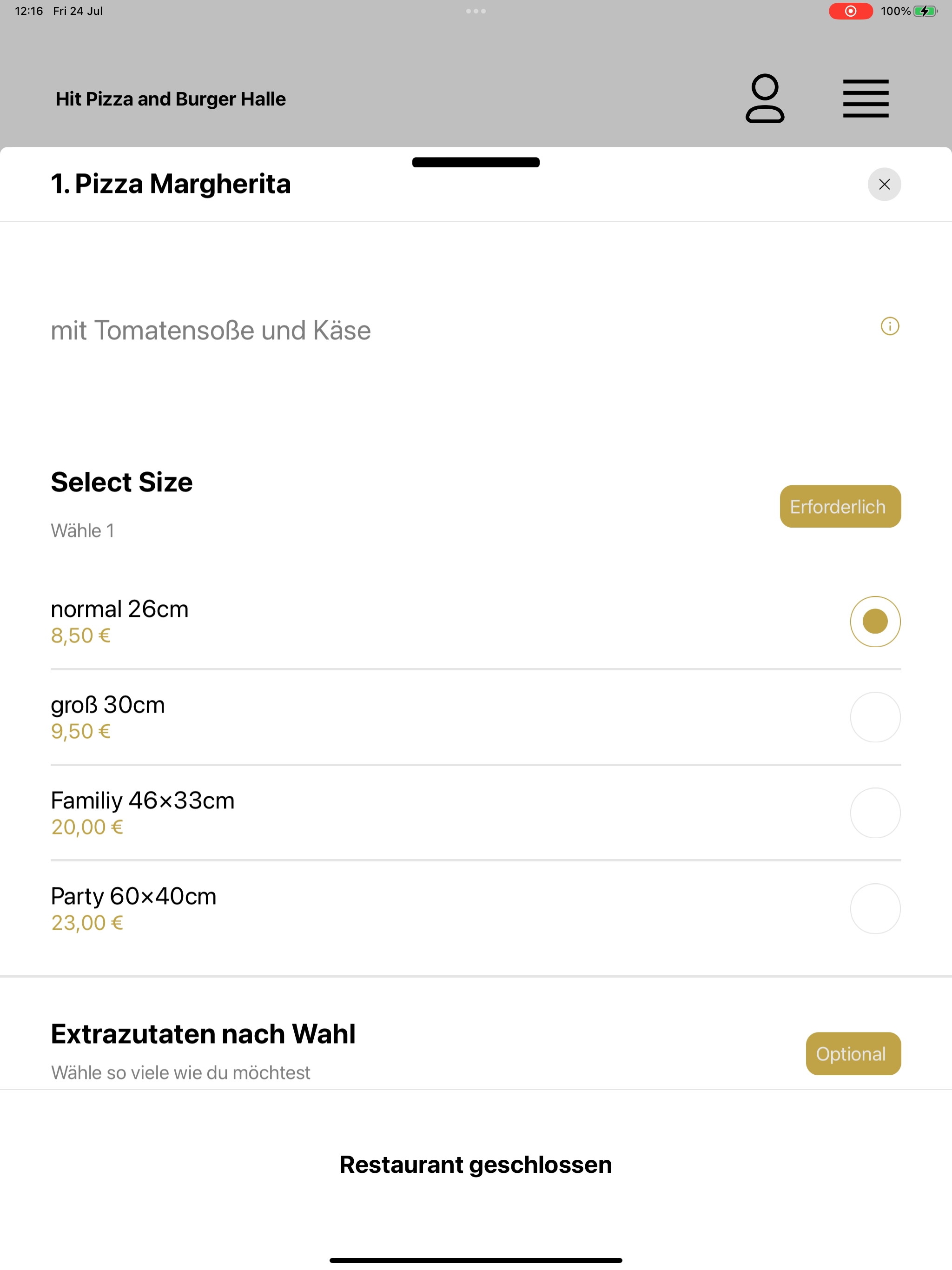 Hit Pizza and Burger Halle screenshot 15