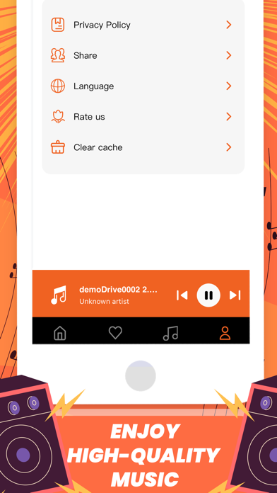 EchoTunes-Mp3 Music Player Screenshot