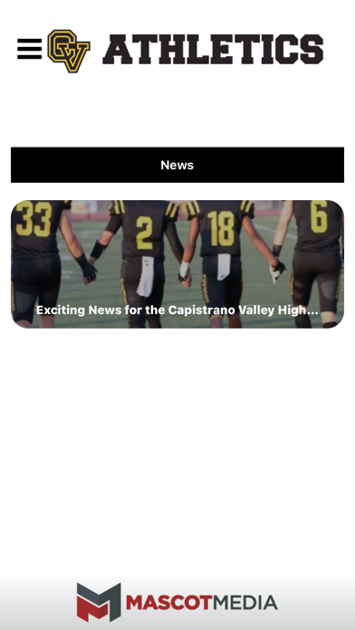 Capistrano Cougar Athletics Screenshot