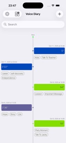 Voice Diary - Audio Transcribe screenshot