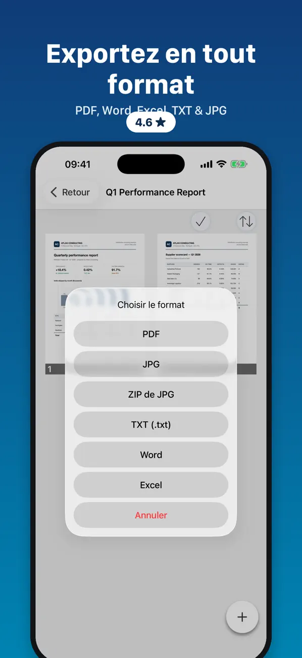 Screenshot #3 pour PDF Scanner: Photo et Document