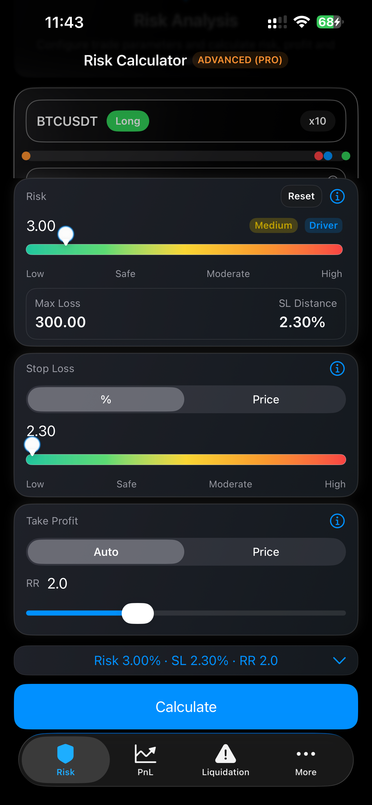 Crypto Risk App