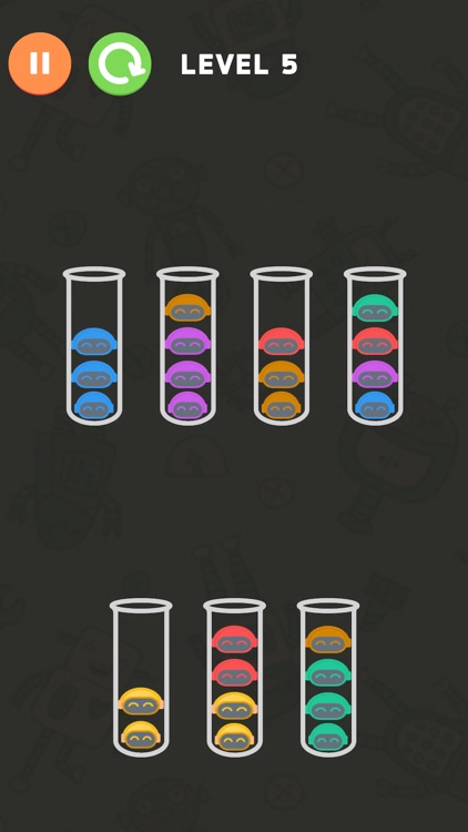 Bottle Sort: color magic sort
