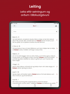 Bíbliuappin screenshot 10