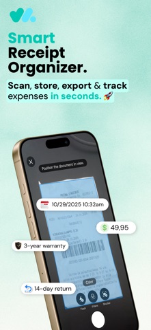 Receipt Organizer & Scanner Screenshot 1 of 7