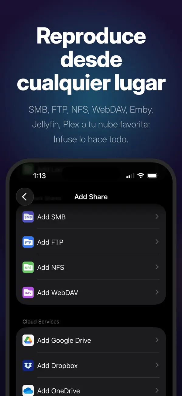 Infuse Plus screenshot 5 - iOS app interface