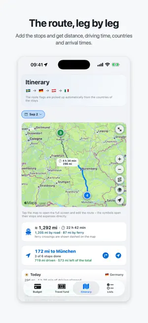 Roadtrip: Plan & Budget screenshot 1
