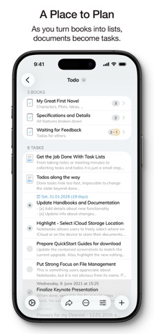 Notebooks: Write and Organize screenshot