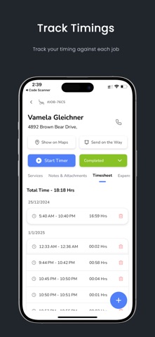 Workview: Field Service App screenshot