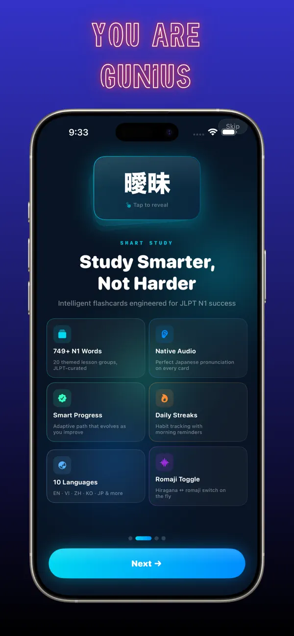 Anki N1-JLPT Test:  AI powered Screenshot 4