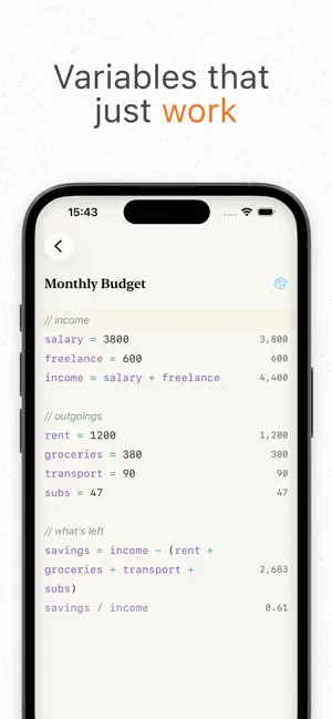 Nute Pad: Notepad Calculator screenshot 2