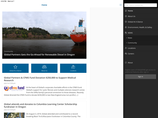 Screenshot #4 pour GLOBALone App