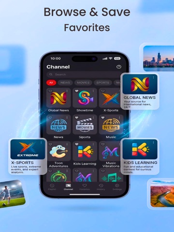 IPTV Player - Xtream M3U & EPG iPad screenshot