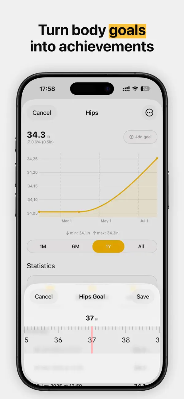 #4. Body Measurement Tracker & Log (iOS) Von: Ruslan Shadura