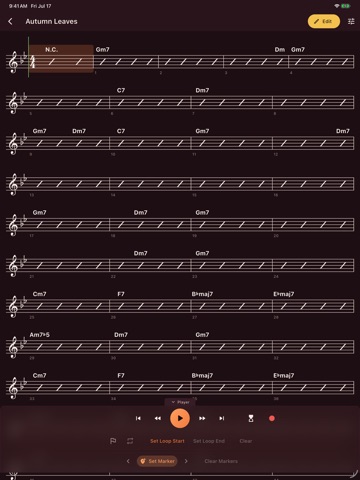 WoodShed Music iPad screenshot