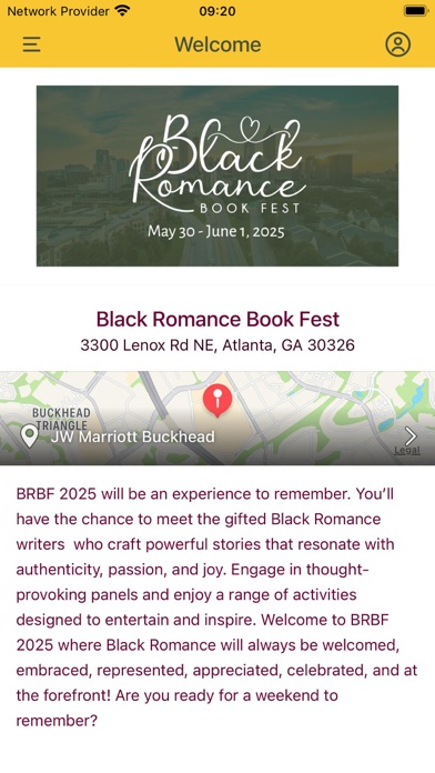 Black Romance Book Fest iPhone screenshot 1 - Business app
