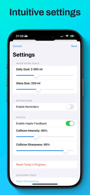 Water Tracker - Reminder Drink screenshot 2
