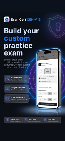 CEH V13 Prep 2026 ® ExamCert iPhone screenshot