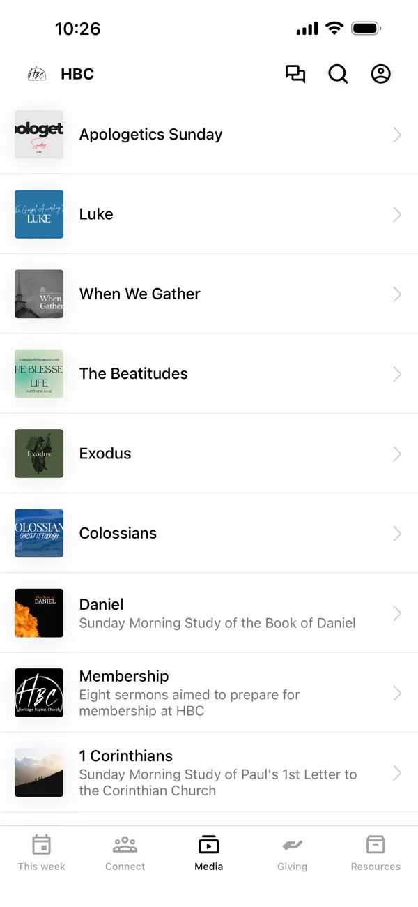 Screenshot #3 pour Heritage Baptist Church - AR