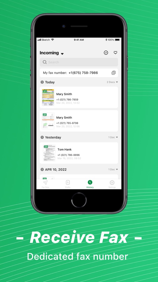 #4. Tiny Fax: Send Fax From iPhone (iOS) di: TinyWork Apps