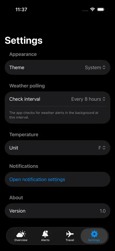 SkyPanda Weather Alerts screenshot 4