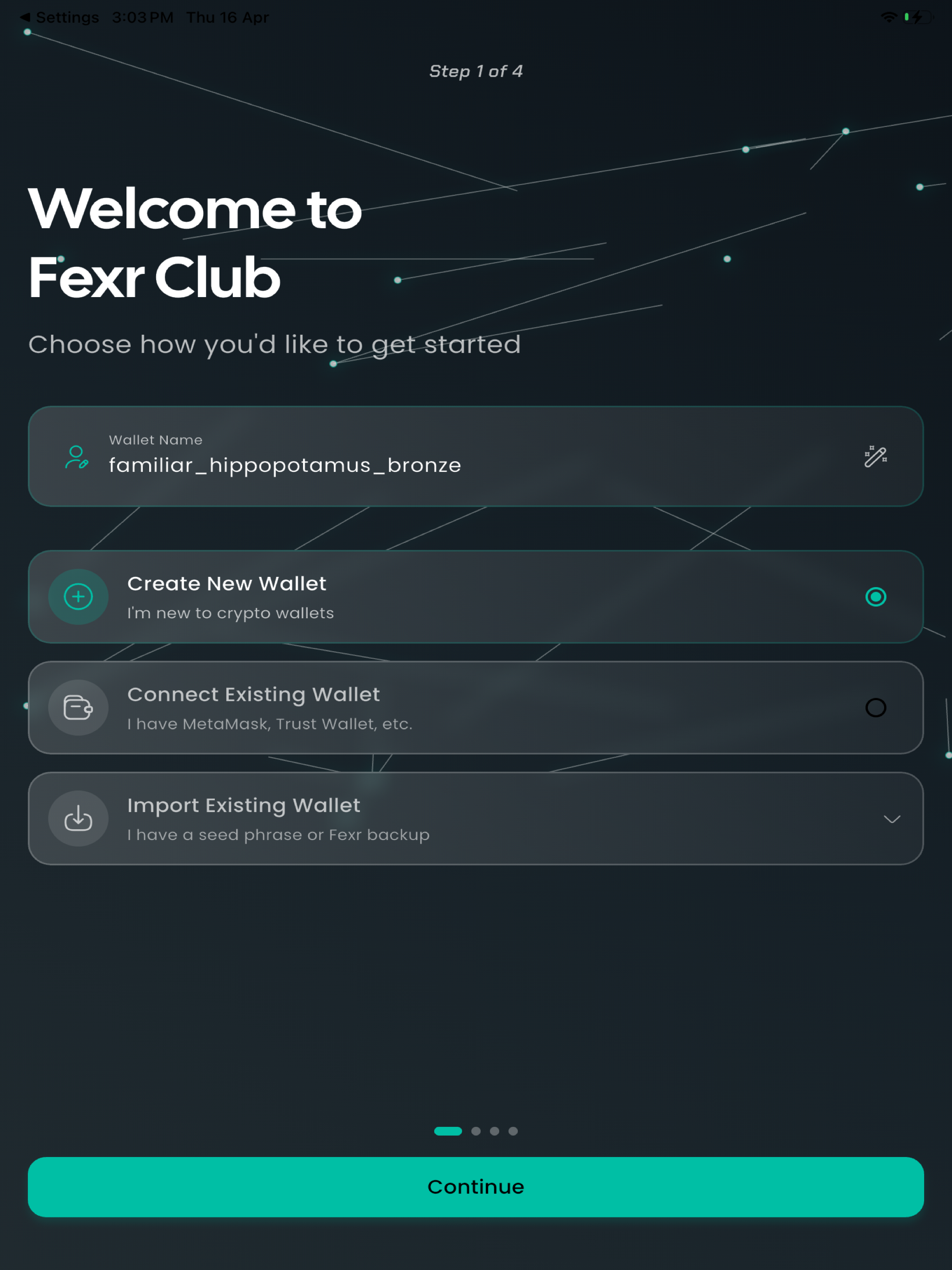 Fexr Wallet screenshot 8