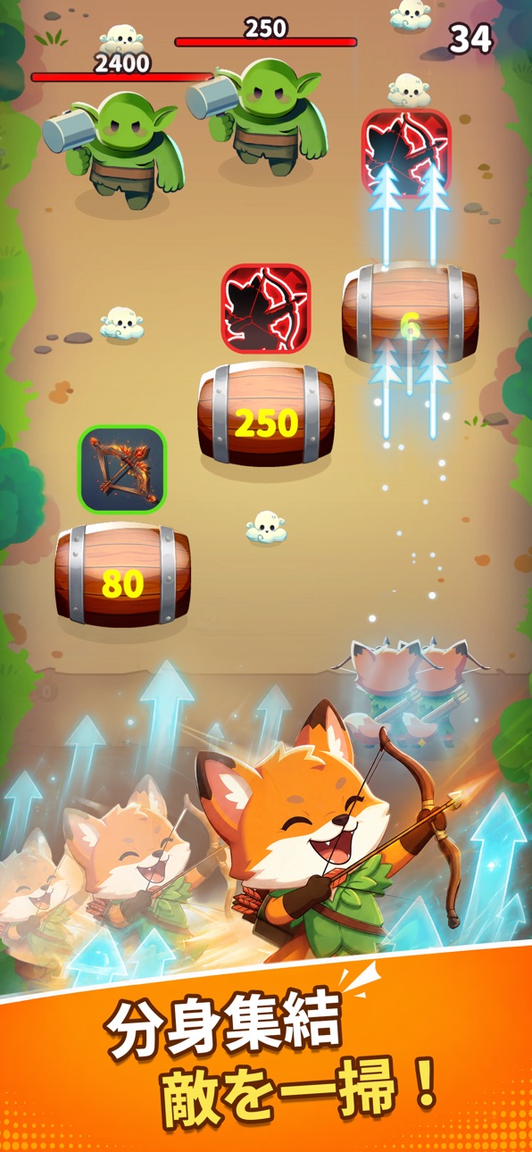 Fox Shot: Number Run iOS Mod IPA screenshot 4 - iOS game interface