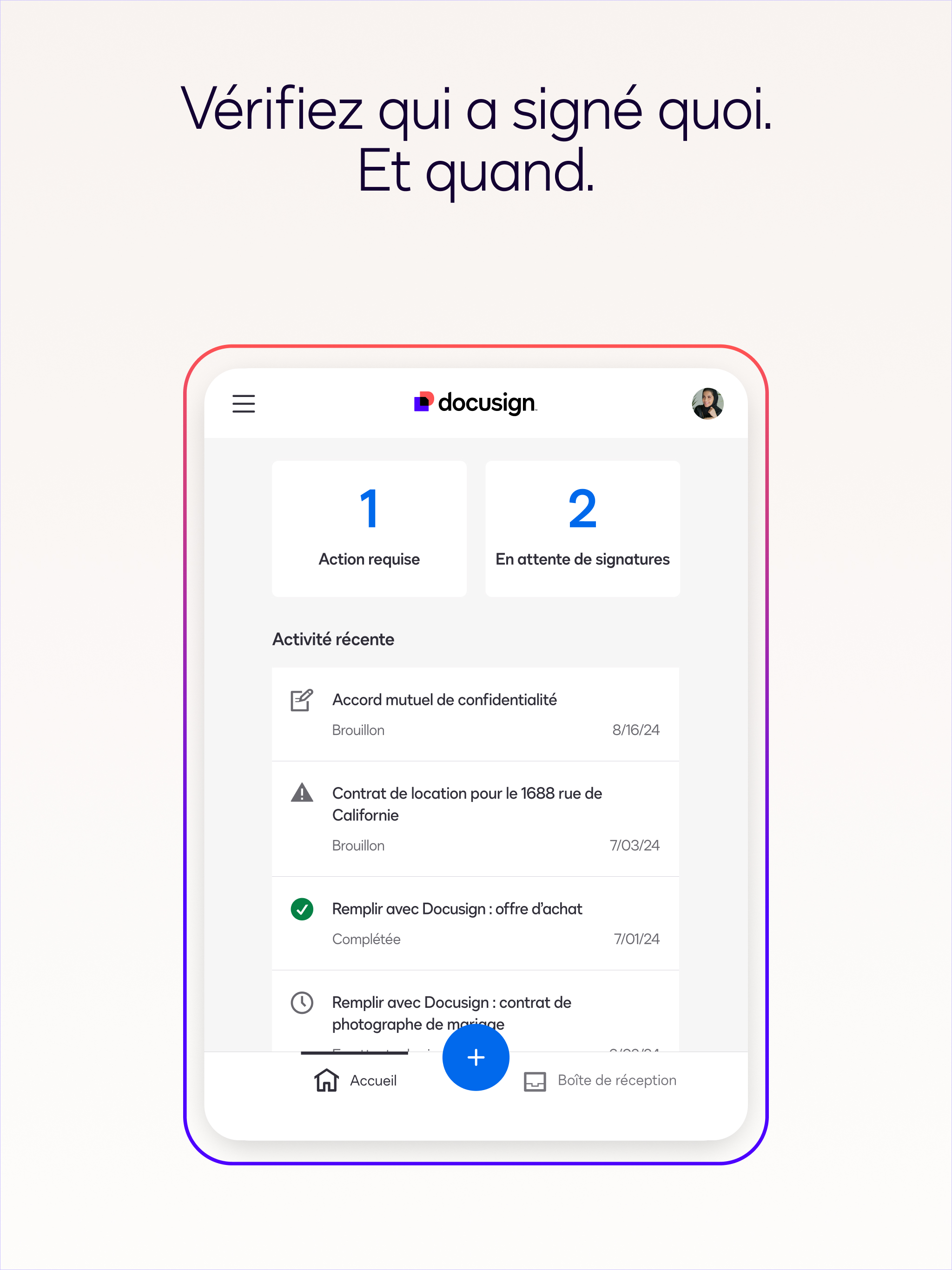Docusign - Signez des contrats