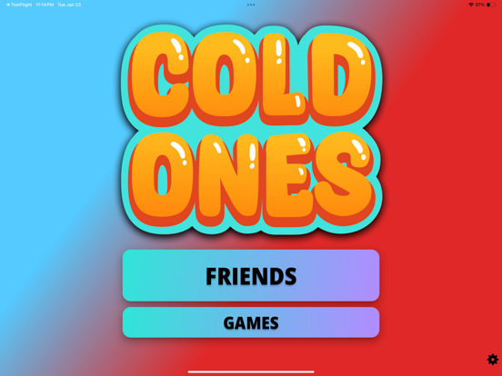 Cold Ones · Party Game iPad screenshot 1 - Entertainment app