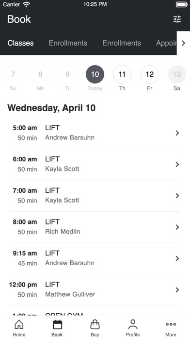 Oak and Iron Fitness Screenshot