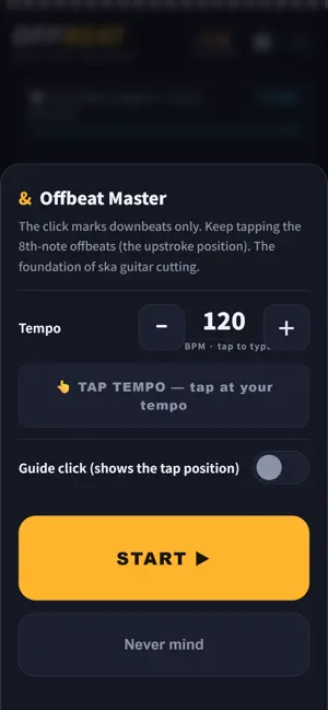 OFFBEAT — Rhythm Trainer screenshot 2