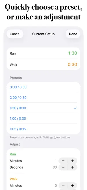 RunWalkTimer screenshot 4