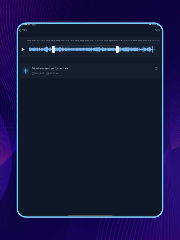 Audio Editor - AI Music Editor iPad screenshot 4 - Music app