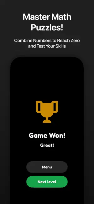 Make 0! – Math Puzzle Game screenshot 1