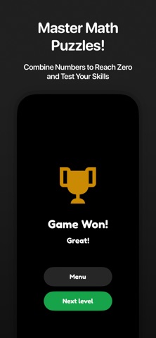 Make 0! – Math Puzzle Game screenshot