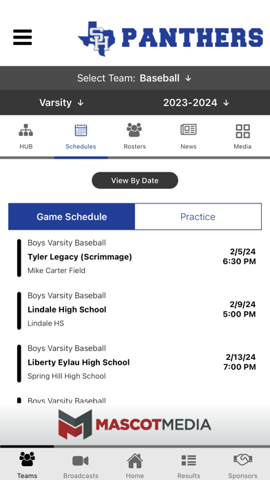 Spring Hill Panther Athletics Screenshot