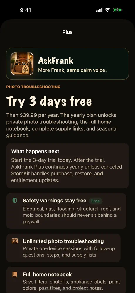 AskFrank Home Maintenance screenshot 6