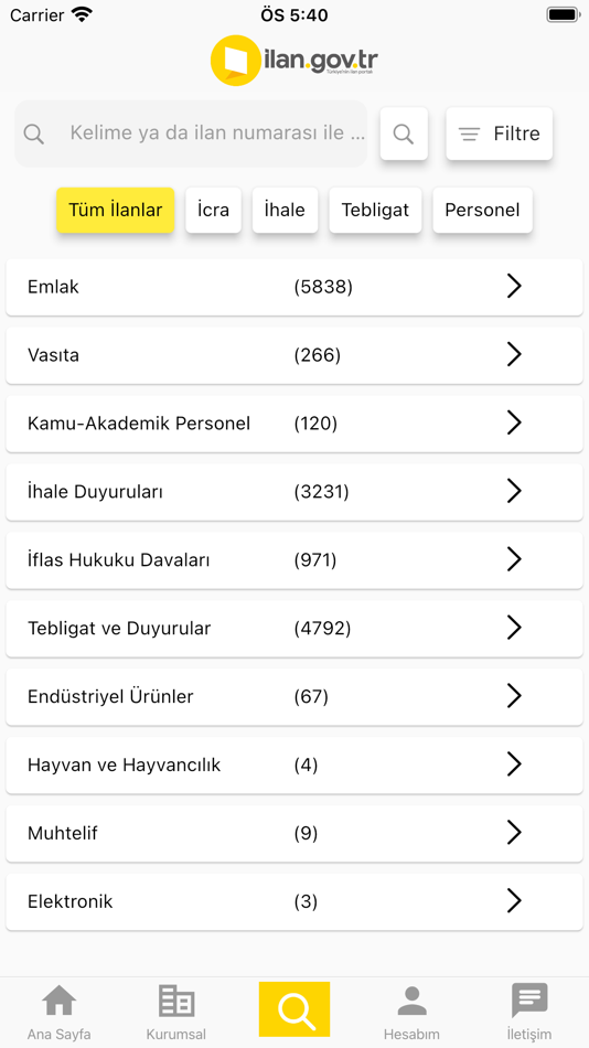 #2. Resmi ilanlar (iOS) 게시자: Bik