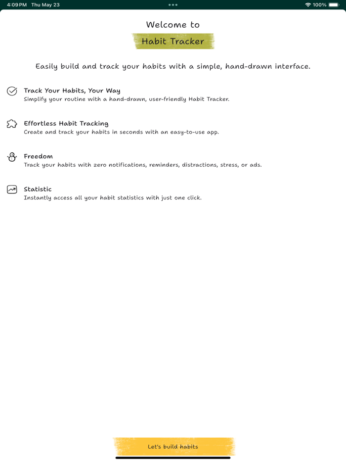 Habit Tracker 30Day Challenge
