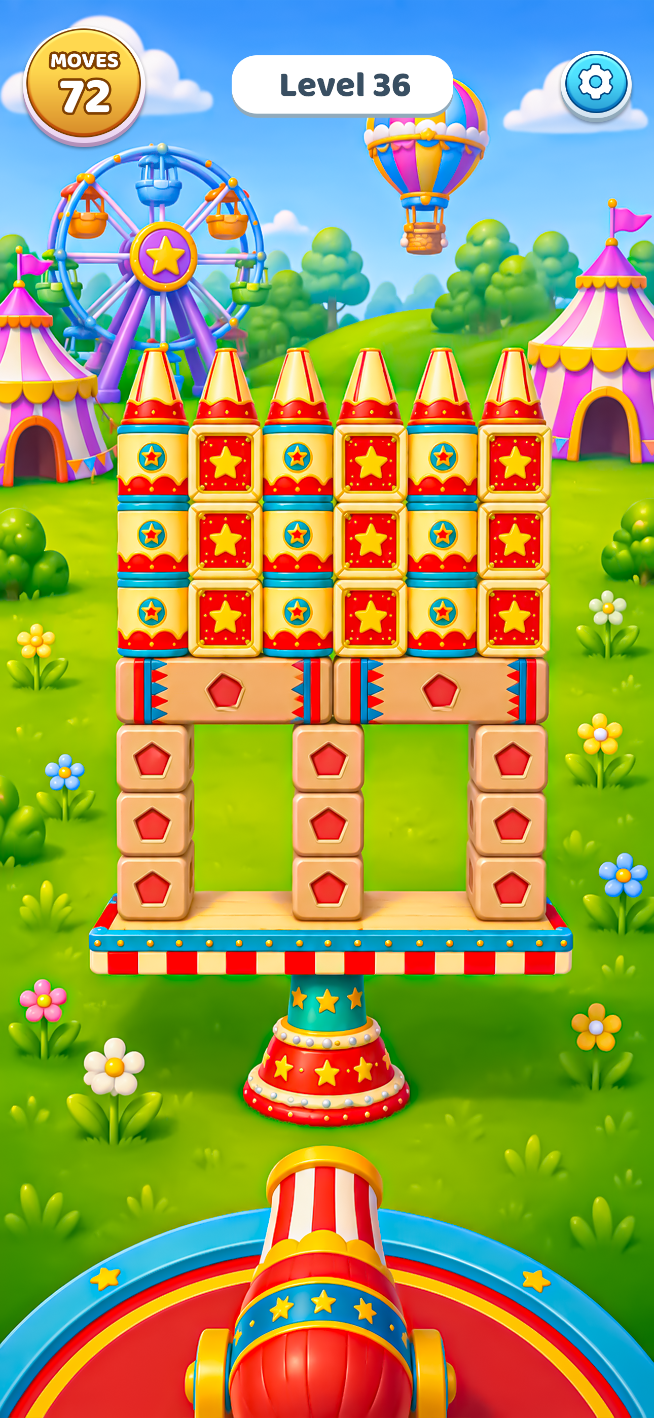 Splash Tower Crush Puzzle screenshot 4