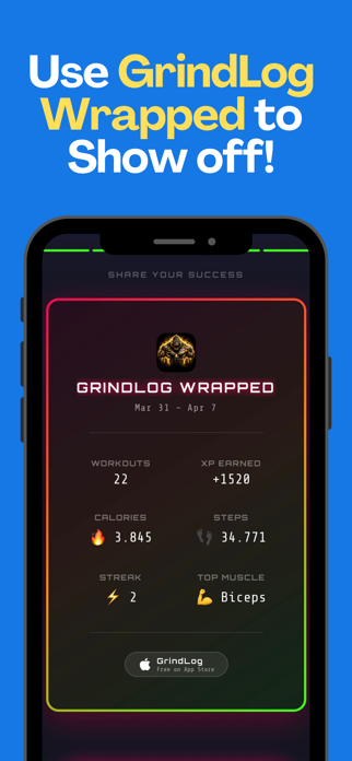 GrindLog: Workout Tracker Screenshot 5 of 9