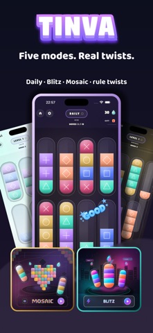 Tinva: Sort Puzzle & Twists screenshot 1