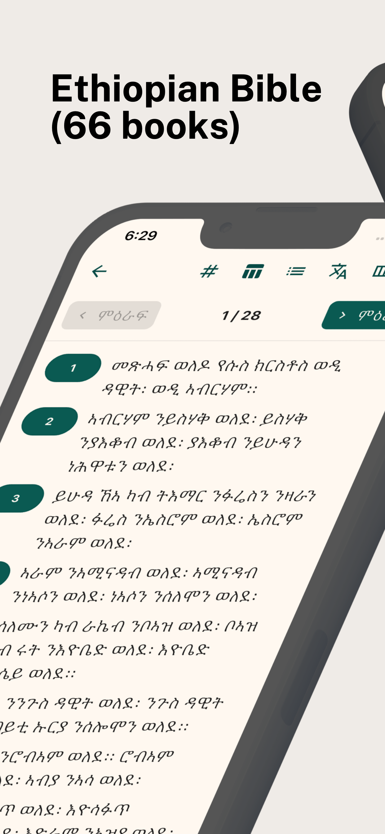 Bible Ethiopian