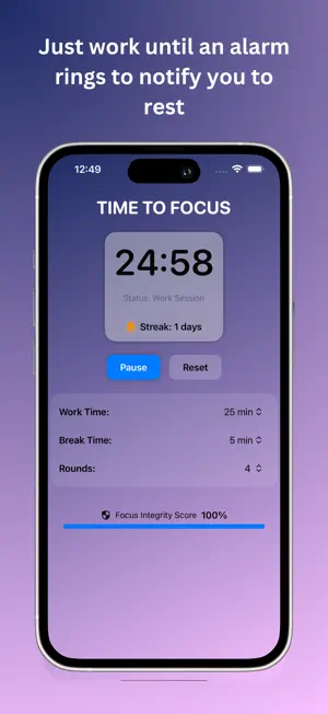 Time To Focus: DeepFocus screenshot 1