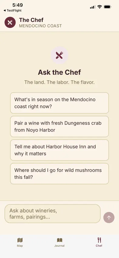 Mendocino Co Food Wine Farms screenshot 3